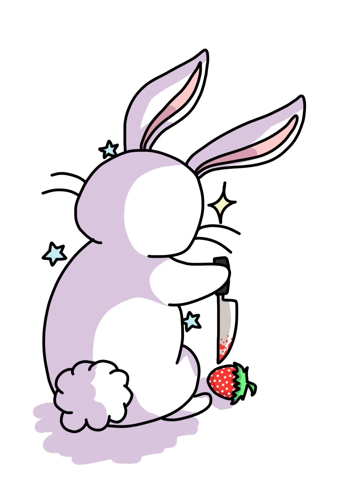 Stabby Bun Bun - White